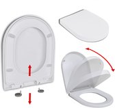 ST Brands - Toiletbril - Softclose - Wit - 46 x 36 cm