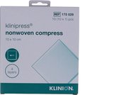 Klinion non-woven kompres, steriel, 10 x 10 cm, 10 stuks