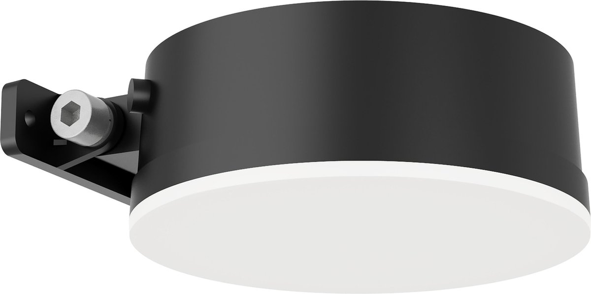 Philips Vynce solar wandlamp rond - zwart