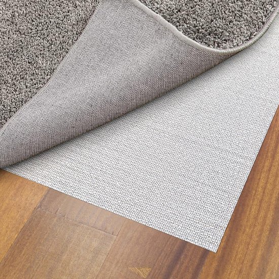 Antislipmat, extra gripvaste tapijtonderlegger, antislip, wasbaar, geschikt voor vloerverwarming en gemakkelijk te stofzuigen, (80 x 150 cm)