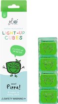 glo Pippa Light-Up Cubes Jouet de bain Vert