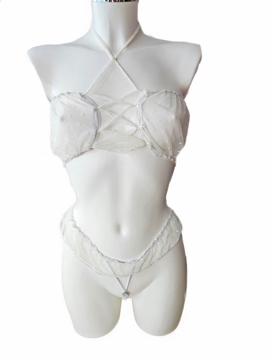 MONA WHITE SET L/XL - ME SEDUCE main image 0