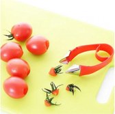 Ananas Aardbei Tomaat Steeltang - Aardbeien ontkroner – Aardbeien tool – Tang – Keukenaccessoires – Steel verwijderaar Tomaten / Aardbeien ontkroner - RVS - mes - Fruit Huller - Universeel keuken gereedschap