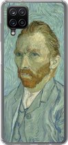 Geschikt voor Samsung Galaxy A12 hoesje - Zelfportret - Vincent van Gogh - Siliconen Telefoonhoesje