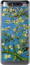 Geschikt voor Samsung Galaxy A80 hoesje - Amandelbloesem - Vincent van Gogh - Siliconen Telefoonhoesje