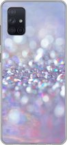 Geschikt voor Samsung Galaxy A71 hoesje - Water - Design - Abstract - Licht - Siliconen Telefoonhoesje