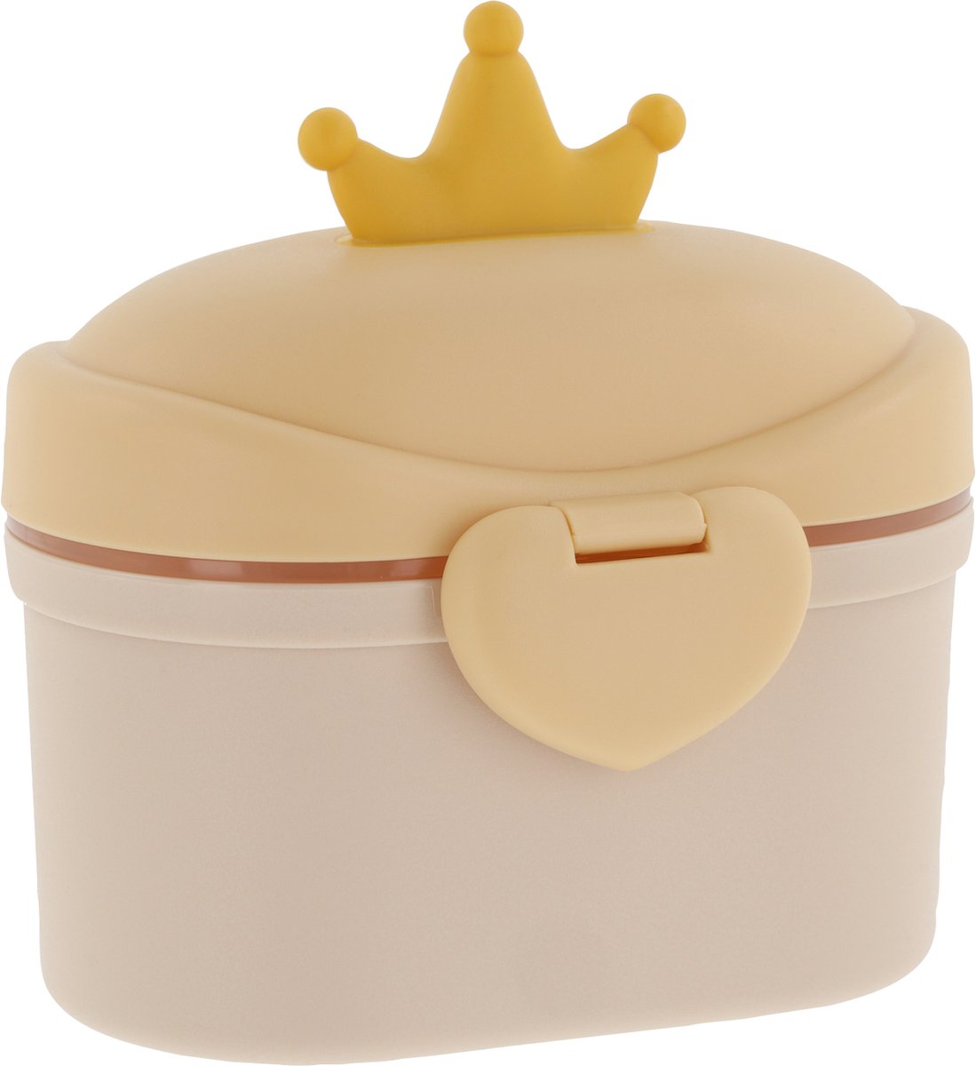 Goedkoopste Youha - poedermelk bewaardoos - inclusief poederschepje - handig bewaren van poedermelk - baby voeding - makkelijk mee te nemen - 220 gram opbergcapaciteit - 1400ML poedermelk - kleur licht bruin