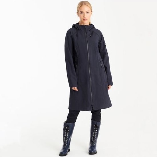 Regenjas Dames - Ilse Jacobsen Raincoat RAIN37L Dark Indigo - Maat 44