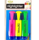 Markeerstift 3 stuks - Markers - Markeren - Neon - Roze Geel Groen - Highlighter