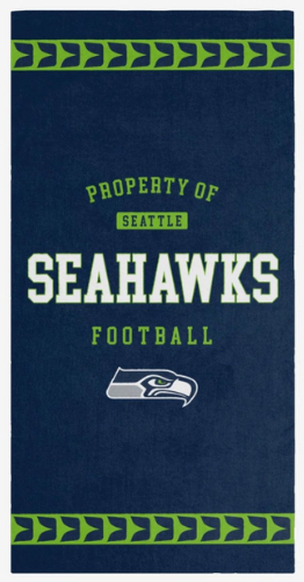FOCO NFL Property Of Beach Towel Team Seattle Seahawks