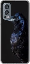 OnePlus Nord 2 5G - Vogel - Animaux - Zwart - Siliconen
