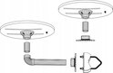 Maclean MCTV-945 - Antena Omnidireccional Exterior Multidireccional para Televisión Activa (Magnética, 12/24 V