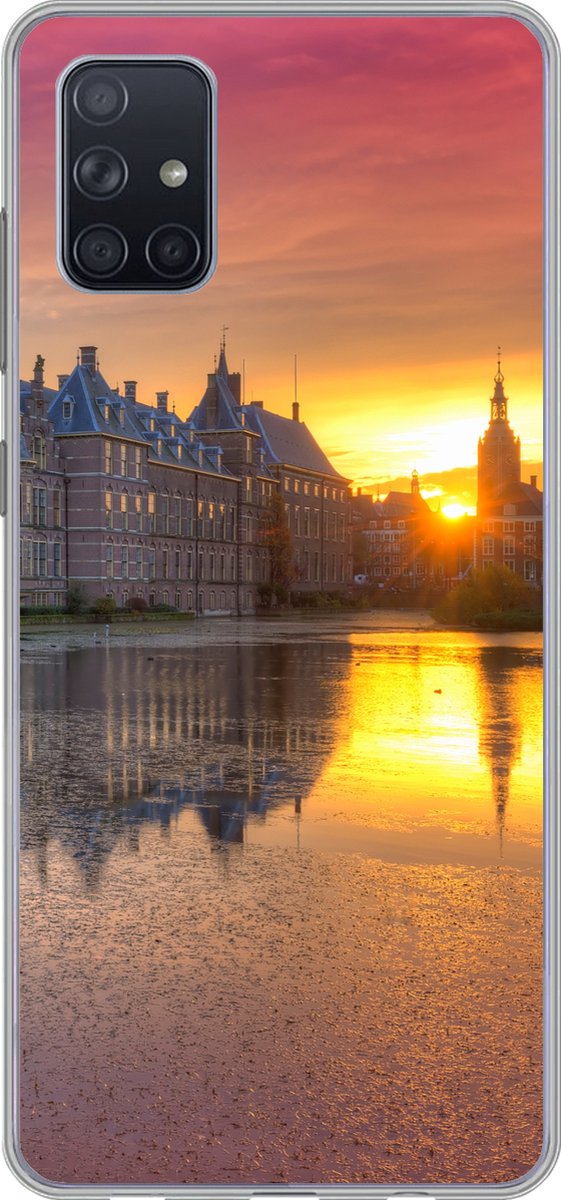 Telefoonhoesje Geschikt voor Samsung Galaxy A71 hoesje - Het Binnenhof in Den Haag - Siliconen Telefoonhoesje Telefoonhoesje