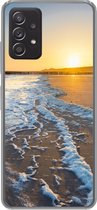 Geschikt voor Samsung Galaxy A53 5G hoesje - Het strand bij Domburg - Siliconen Telefoonhoesje