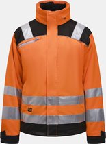 Jobman 1347 Hi-Vis Winter Jacket Star 65134707 - Oranje/Zwart - S