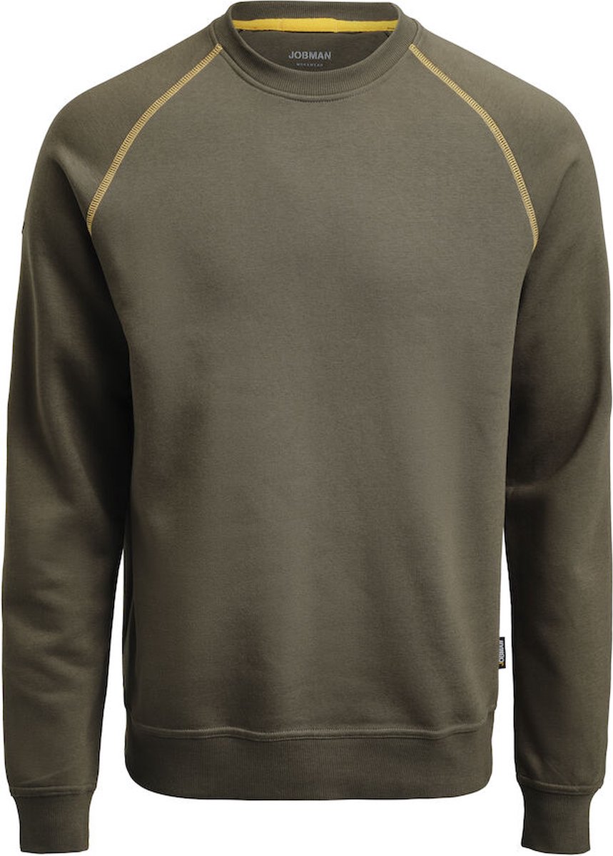 Jobman 5140 Sweatshirt 65514095 - Olijfgroen - XXL