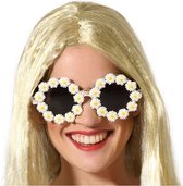 Toppers - Atosa Carnaval/verkleed party bril Flowers - Tropisch/hawaii thema - plastic - volwassenen - verkleedbrillen