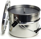 Bol.com Buitenkaars - buitenblik kaars zwart - Ø26x22 cm - 50 uur branduren - gerecyclede paraffine - Rustik Lys aanbieding