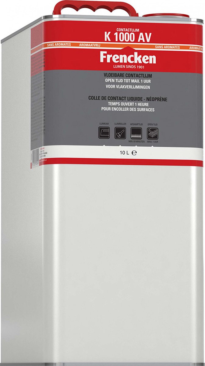 Frencken K1000 AV Contactlijm - Geel/Bruin - 10L
