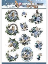 3D Push Out - Amy Design - Whispers of Winter - Flower Arrangement