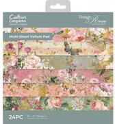 Nature's Garden - Vintage Rose - Vellum Pad 20x20 cm