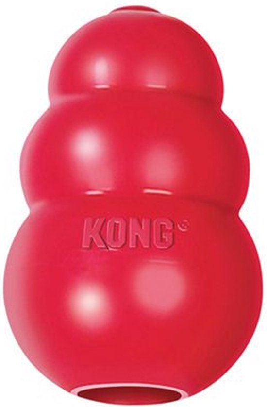 KONG Classic - Snackbal Honden Speelgoed - Rubber - 5.7cm - Rood - Maat XS