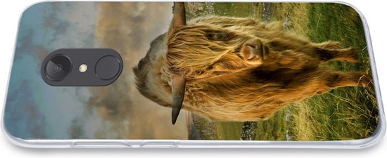 Convient pour la coque Xiaomi Redmi 5 - Highlander écossais - Herbe - Berg - Coque de téléphone en Siliconen