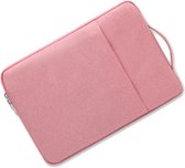 Étui de protection pour tablette/ordinateur portable DrPhone S05 jusqu'à 11/12 pouces - Housse avec poignée - Convient pour ordinateur portable/tablette - Rose