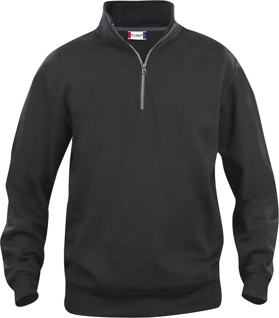 Clique Basic Half Zip 021033 - Zwart - 3XL