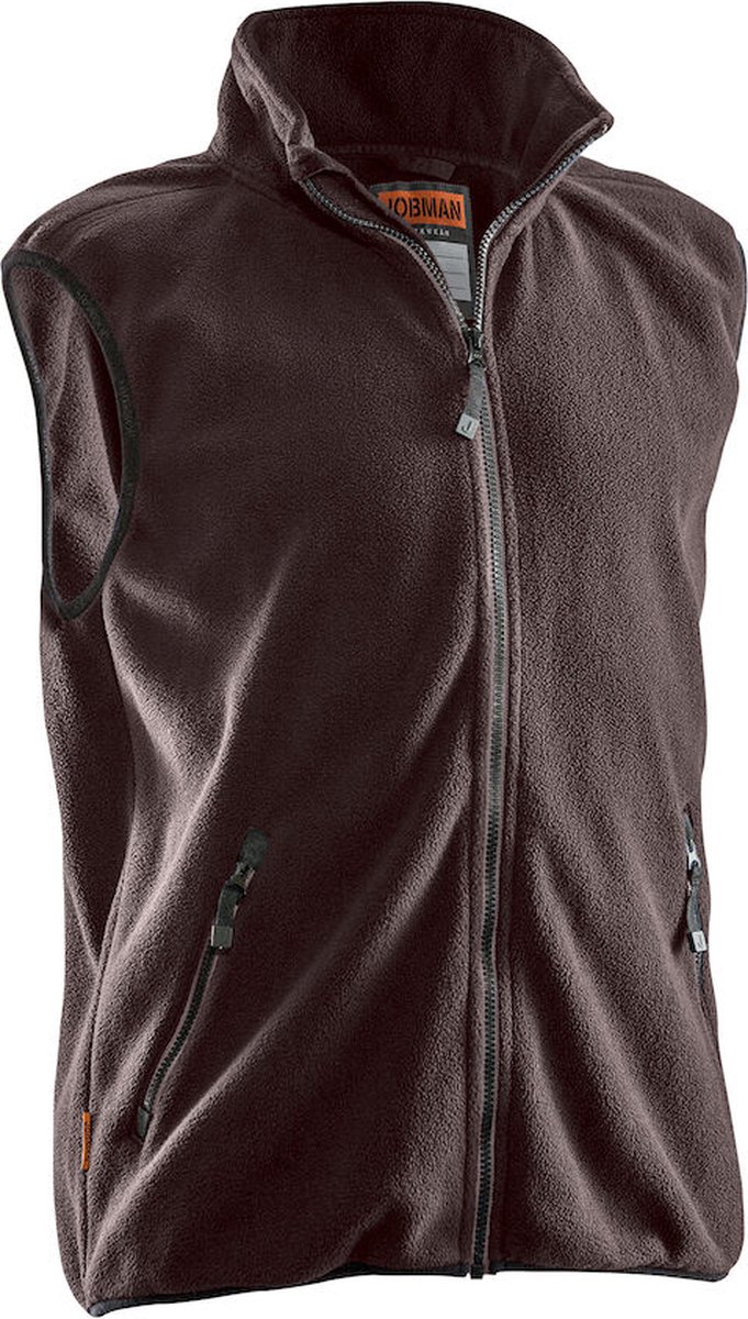 Jobman 7501 Fleece Vest 65750175 - Bruin - XL