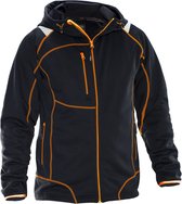 Jobman 5150 Hoodie Vision 65515053 - Zwart/Oranje - XXL