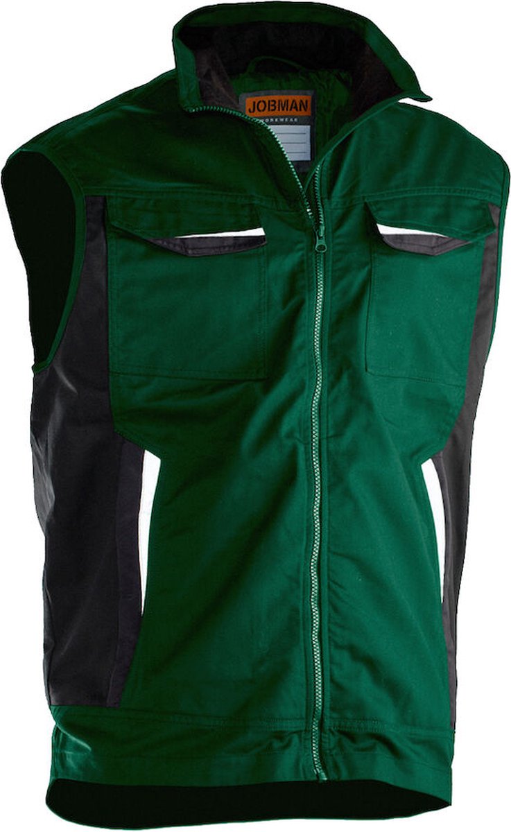 Jobman 7507 Service Vest 65750720 - Bosgroen - M