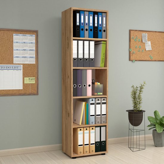 Boekenkast schap Aneby 159x45x23,5 cm wit