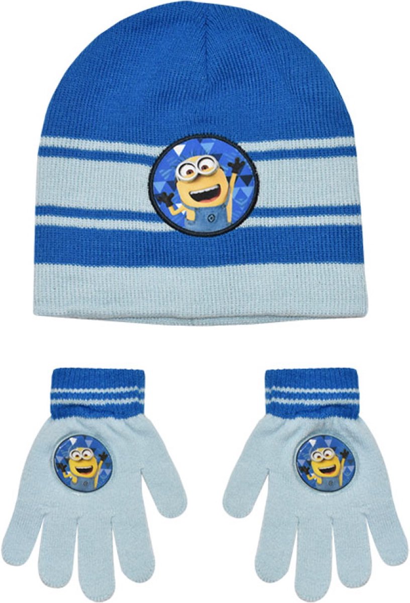 Despicable Me-winterset Minions Acryl Blauw 2-delig One-size perfect cadeau