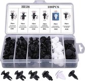 Universele Auto Bevestigingsclips Assortiment - 100 Delig - Auto interieur clips