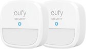 2x Eufy Security-Bewegingssensor- beveiligingssysteem met alarm- 100° gezichtsveld-9 m bereik-2 jaar batterij- instelbare gevoeligheid-regelt HomeBase bewakingsapparaten-HomeBase noodzakelijk