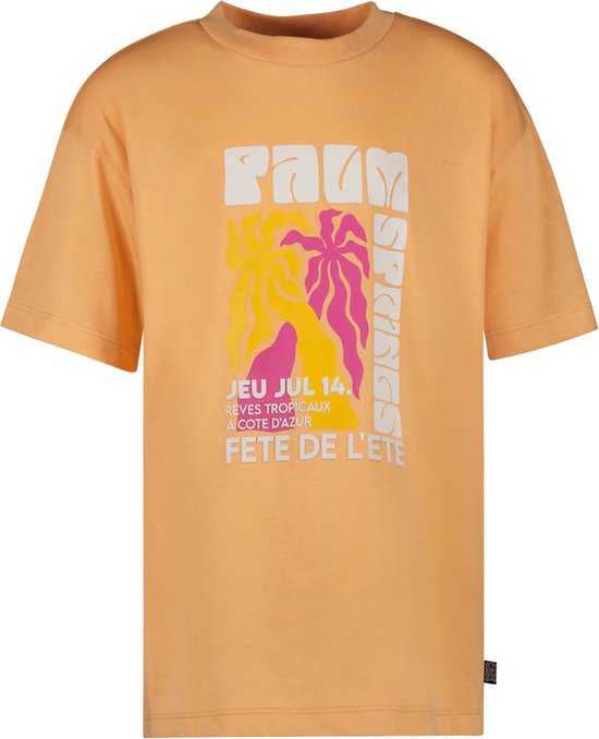 Cars Jeans Kids Samanthy Meisjes T-shirt - Peach - Maat 8