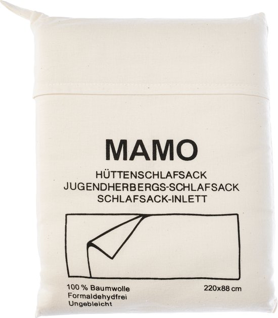 Cocoon Binnenslaapzak Mamo Travelsheet 220 X 88 Cm Katoen Wit van Cocoon — afbeelding 2