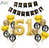Loha- party ® Ballon aluminium numéro 51/15 - XXL numéro XXL et （40 pouces）