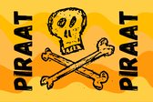 Piraat Vlag - Piratenvlag - 150x100cm