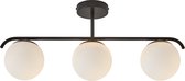Nordlux Grant - Plafondlamp - Wit/Zwart - E14