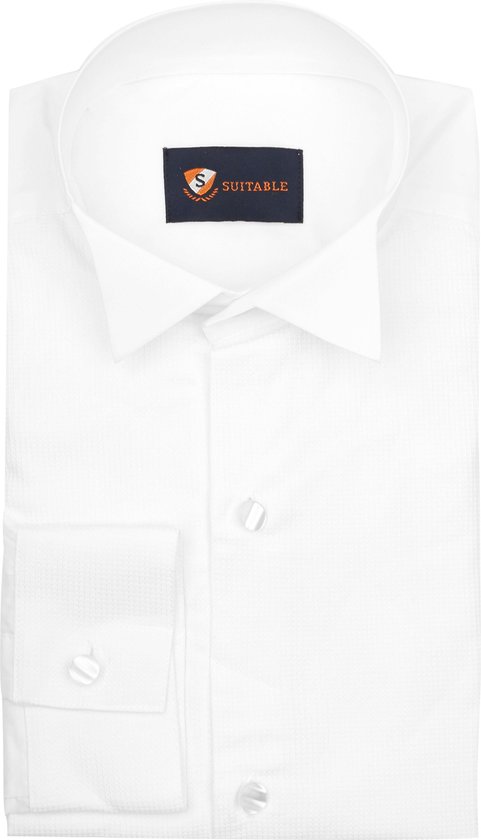 Suitable - Rok Shirt Donau - Heren - Maat 44 - Regular-fit