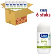 6x Sanex Deo Roll-on - Zero% Respect & Control 50 ml