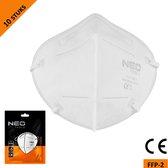 Neo Tools stofmasker halfgelaatsmasker - FFP2 - 5 laags - CE gecertificeerd - 10 stuks