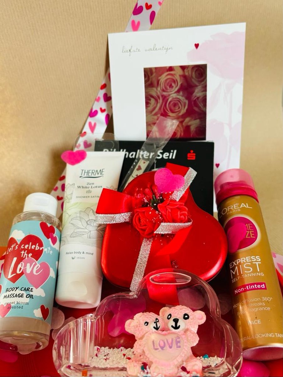 Goedkoopste 7 delige Valentijn Giftset met gratis Valtentijnskaart - Het is een droom om bij jou te zijn!