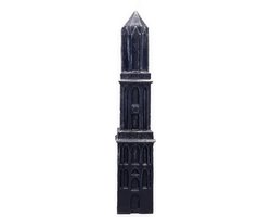 Domkaars 20cm Zwart- Domkaars Utrecht- Domtoren Utrecht- Domtoren Kerst- Utrecht- Kaarsen