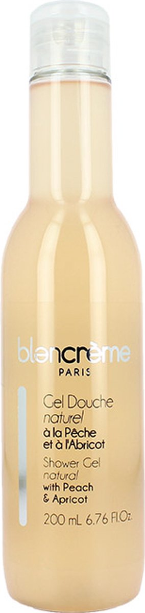Blancrème - Douchegel / Shower Gel - Shower Gel natural with Peach & Apricot - 200 ml - Vegan
