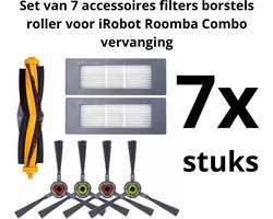 iROBOT ROOMBA COMBO REINIGINGSROBOT KIT - VERVANGING 7 stuks. Een vervanging die net zo goed is als het origineel.