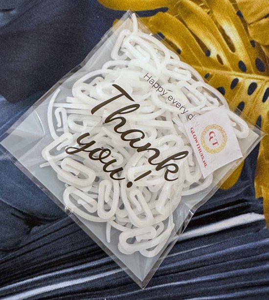 Gordijnhaken - Schelphaak voor gordijnen- Gordijnklemmen - 50 stuks - wit gordijn haakjes- 50 stuks in 1 pakket