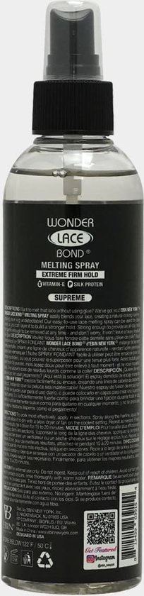 EBIN MELTING SPRAY - WONDER LACE BOND - MELTING SPRAY - LACE WIG